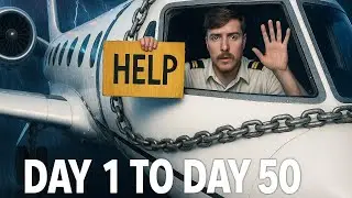 MrBeast Survives as a Pilot for 50 Days in a Private Jet (Insane Challenge!)