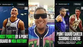 Russell Westbrook is the new PG Career Scoring Leader?????