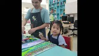 ระบายสี ที่ สถาบันศิลปะ paint&play   #painting #drawingprocess #angelpainting #angel