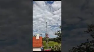 Grazioli 1/2 Welle auf 20 m mit Aufzug und Alumasten ,