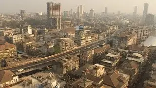 Old Bombay Cityscape From Above - 2. Stock Footage