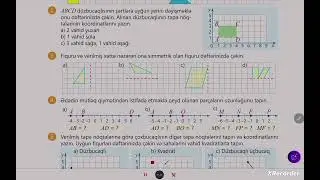 6-cı sinif riyaziyyat. Səh 104 İlkin yoxlama