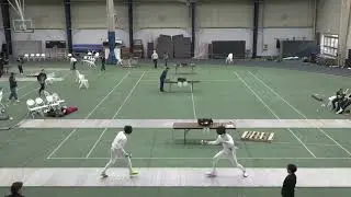 Drew University Men's Fencing Match-Tying/Clinching Points Versus Stevens