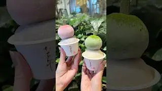 もっちもちひんやり！絶品ジェラ餅 博多にあるいもんね博多店ではもっちもちのお餅でジェラートを包んだ新ジェラ餅がたべられる！もっちもちで冷んやりしていておいしかったです！ #japanesefood