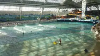 Swimming pool in the shopping mall.