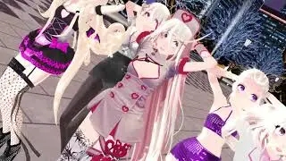 【MMD】5 IA's Bass Knight dance