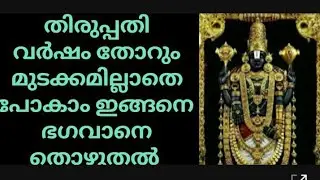 തിരുപ്പതി ഭഗവാനെ കാണാൻ പോകുമ്പോഴും തിരിച്ചുവരുമ്പോഴും ഈ തെറ്റ് ചെയ്യരുത്🙏🏼...