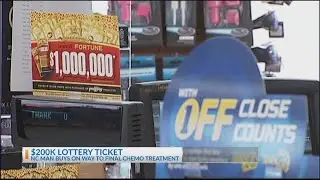 Man buys $200K lottery ticket before final chemo treatment