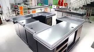 supermarket checkout counter