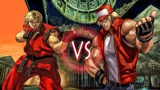Ken Masters Vs Terry Bogard - Street Fighter vs Fatal Fury - Epic Battles