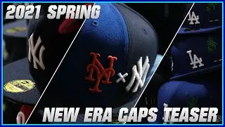 2021 New Era 59Fifty Caps Teaser | Side Patches, Gray Bottoms, Pink Bottoms Fitted Caps Teaser