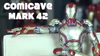 Comicave Studios die-cast Iron Man 3 1/12 scale Mark 42 suit SDCC edt.