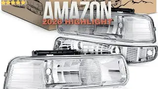 Full Front-End Refresh! 🔴🛻 Nilight 99-02 Chevy Silverado Headlight & Bumper Set