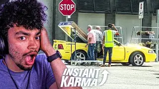 Reacting to Instant Karma but it's IDIOTS IN CARS!!!