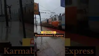 22512/ Karmabhoomi Express.#indianrailwayupdate
