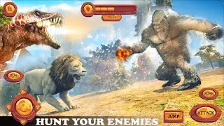 Wild Forest Gorilla Attack Mobile Game