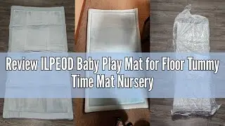 Review ILPEOD Baby Play Mat for Floor Tummy Time Mat Nursery Rug Muscle Mat Area Rug Playroom Rug Ta