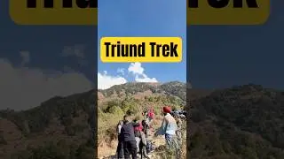 Triund Trek in winter season McLeodGanj || Himachal Pradesh Bakshu || snowfall 2026 with pahadpagalu