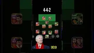 4-4-2 &ldquo;formation&rdquo; by Sir alex ferguson 🥰🥰🥰🥰🥰🥰🥰 #efootball