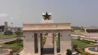 Ghana Independence Square and Accra Sports Stadium by Drone