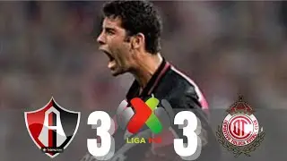 Atlas 3 x 3 Toluca * Final Ida 1999 Resumen y Goles