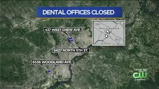 Three Philadelphia Dental Offices Have Been Closed For Unsanitary Conditions, Health Officials Say