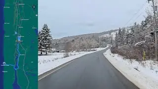 Snowy Winter Driving | Carleton Corner, Annapolis Royal and Parker’s Cove | Nova Scotia, Canada 🇨🇦 