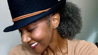 She rocks a hat with her Ms Greyt grey ponytail. How would you rate the look?
