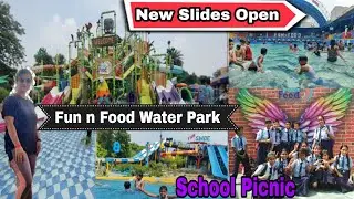 Fun n Food Water Park Vlog || School Picnic || School Trip with Students 😍 #geetanjalibishtvlogs