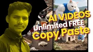 Unlimited Ai videos Free |without copyright 😱|Copy paste and Upload 💯