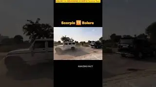 BOLERO Vs MAHINDRA SCORPIO Tochan Test #shorts #ytshort #bolero #offroad #scorpio #viral