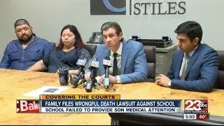 KERO: Wrongful death lawsuit filed after boy collapsed, died at Delano school