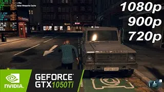 Watch Dogs: Legion - GTX 1050 Ti - 1080p, 900p, 720p