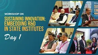 Towards Synergies in Innovation-Oriented Initiatives | National Workshop on Sustaining Innovation