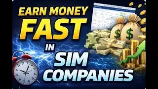 Money Earning trick Fast & Easy | sim compnies | gameplay | android & pc