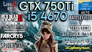 GTX 750 ti + I5 4670 & 16GB Ram | Test In 10 Games !