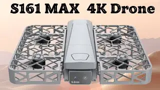 S161 MAX Brushless 4K Drone &ndash; Pocket-Sized Power with Screen Control & 360&deg; Obstacle Avoidance