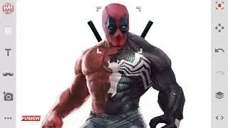 Venom + Deadpool + Red Hulk | Fusion Art | Marvel Superheroes Fan Art
