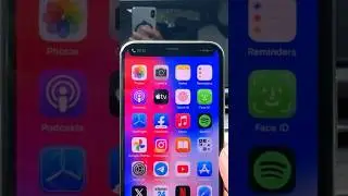 iPhone X with Dynamic Notch 😂 #Shorts #youtubeshorts