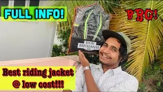 Riding jacket review!! BBG | price | features | Raw video