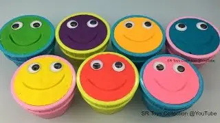 Play Doh Smiley Face Ice Cream Cups Surprise Toys Little Mermaids Fun Video for Children & Toddlers