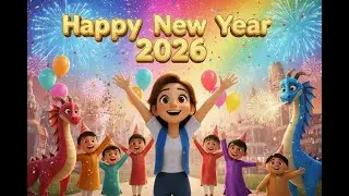 Happy Rainbow 2026! 🌈 I  New Year Song  I  Kids New Year Dance Song