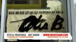 FLUF - OTIS B. PAINTINGS art show... - FLUF - ABSTRACT ART - 