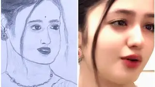 How to draw girl face random in instagram #art #drawing #sketch #girldrawing #artist #ytviral 