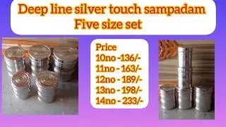 @ ksmithran // deep line silver touch sampadam 5 pcs set