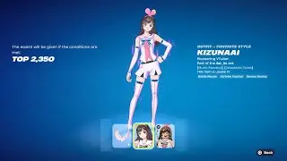 Как получить скин KizunaAI 2x V-Tuber БЕСПЛАТНО в Fortnite! (Разблокируйте стиль LEGO Kizuna AI 2...