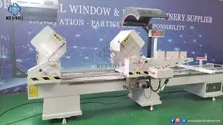 LJZ2-500x3700S Double Head Cutting Machine Motor type with Display #windowmachine