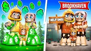 Van RIJKE Familie Naar ARME Familie In Roblox.. (Brookhaven)