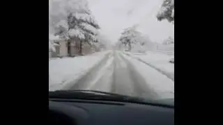Snowfall at Quetta Cantt 2017