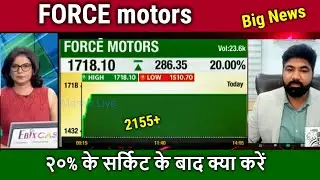FORCE motors share latest news,force motors share news today,force motors share analysis,target,
